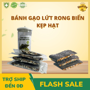 Bánh Gạo Lứt Rong Biển Kẹp Hạt