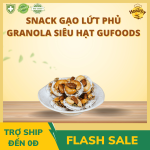 snack gạo lứt phủ granola